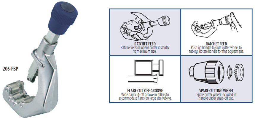 206-FBP Adjust-O-Matic™ PVC Pipe Cutter 1