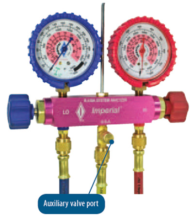 510 Series 2-Valve / 4-Port R-410A Manifolds 1