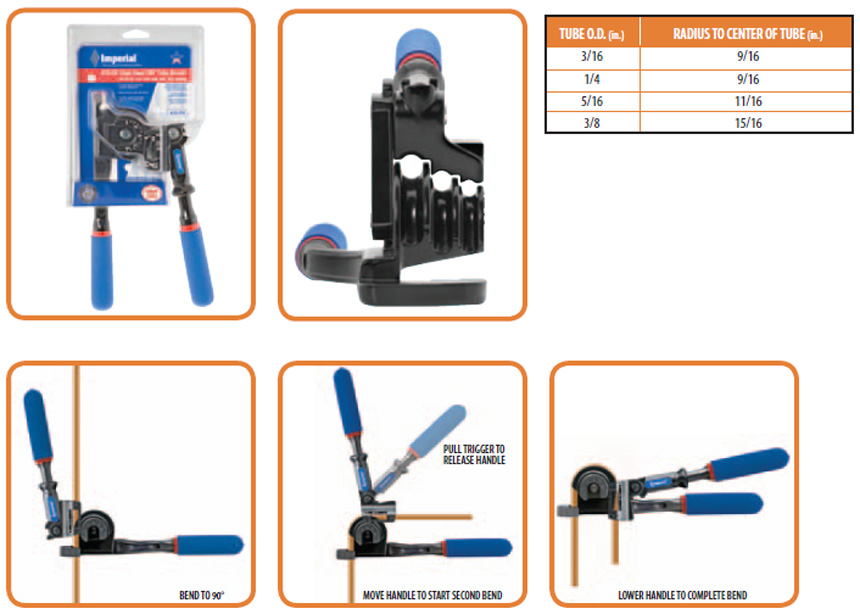 470-FH Triple Head 180° Tube Bender With Roto-Lok™ Indexing Handle 2